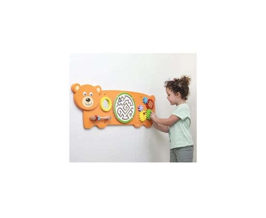 Розвиваюча іграшка Viga Toys Бізіборд Ведмедик (50471FSC), зображення 3 Розвиваюча іграшка Viga Toys Бізіборд Ведмедик (50471FSC), зображення 3