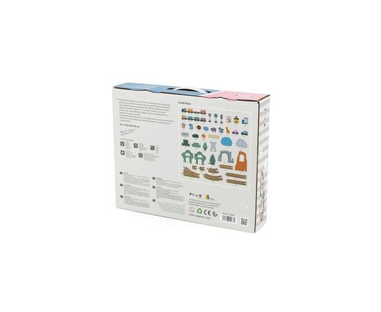 Железная дорога Viga Toys деревянная PolarB 90 элементов (44067), изображение 5 Железная дорога Viga Toys деревянная PolarB 90 элементов (44067), изображение 5