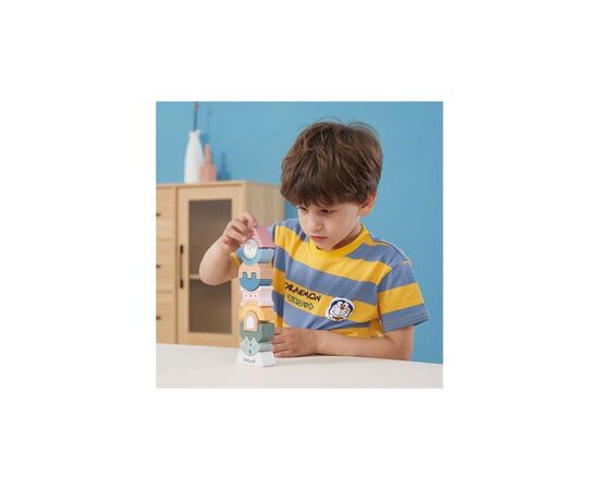 Развивающая игрушка Viga Toys пирамидка-балансир PolarB Башенка (44070), изображение 7 Развивающая игрушка Viga Toys пирамидка-балансир PolarB Башенка (44070), изображение 7