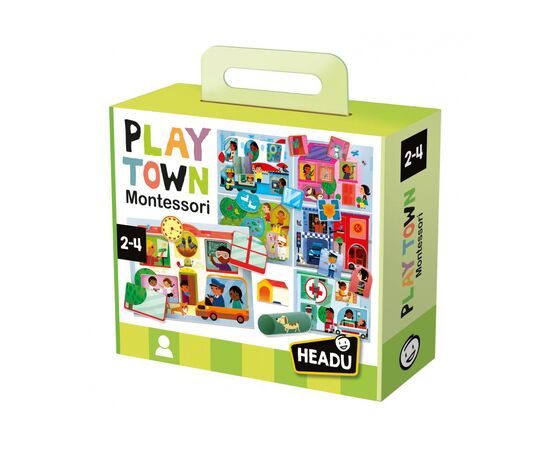 Развивающая игрушка Headu Игра Монтессори Мой город и его жители (MU23615), изображение 2 Развивающая игрушка Headu Игра Монтессори Мой город и его жители (MU23615), изображение 2