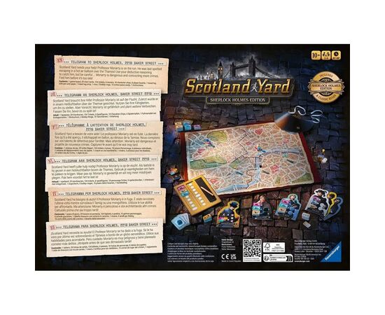 Настільна гра Ravensburger Scotland Yard Sherlock Holmеs (27344), зображення 5 Настільна гра Ravensburger Scotland Yard Sherlock Holmеs (27344), зображення 5