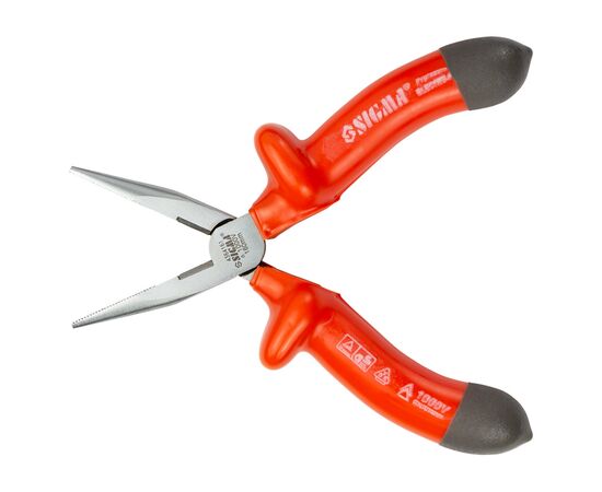 Плоскогубцы Sigma длинногубцы диэлектрические прямые 160мм 1000В (4364161) (4364161), изображение 3 Плоскогубцы Sigma длинногубцы диэлектрические прямые 160мм 1000В (4364161) (4364161), изображение 3