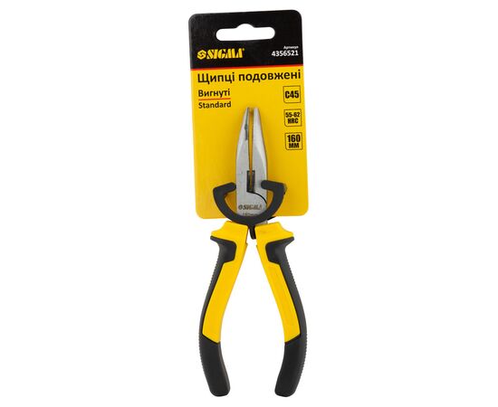 Плоскогубцы Sigma длинногубцы изогнутые 160мм Standard (4356521) (4356521), изображение 3 Плоскогубцы Sigma длинногубцы изогнутые 160мм Standard (4356521) (4356521), изображение 3
