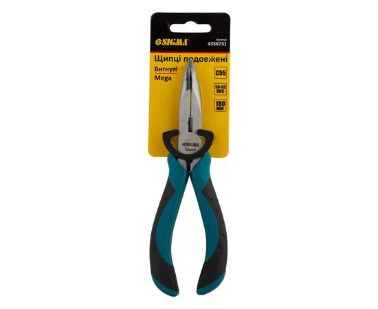 Плоскогубцы Sigma длинногубцы изогнутые 180мм Mega (4356731) (4356731), изображение 3 Плоскогубцы Sigma длинногубцы изогнутые 180мм Mega (4356731) (4356731), изображение 3