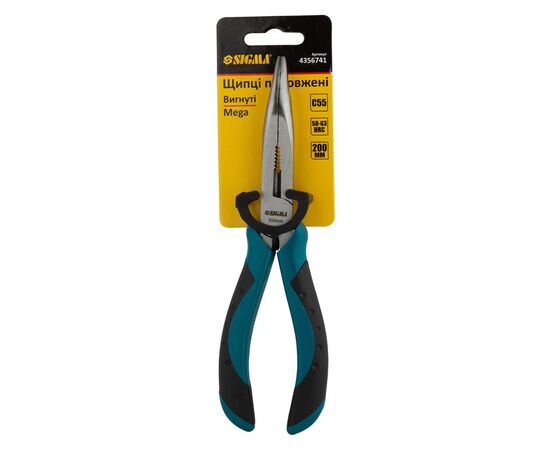 Плоскогубцы Sigma длинногубцы изогнутые 200мм Mega (4356741) (4356741), изображение 3 Плоскогубцы Sigma длинногубцы изогнутые 200мм Mega (4356741) (4356741), изображение 3