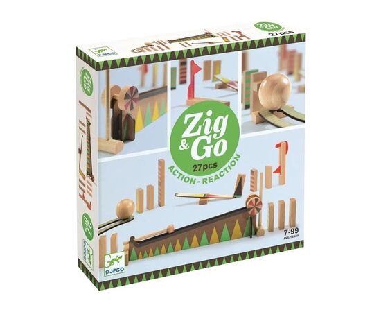 Настільна гра Djeco гра-конструктор Zig&Go 27 деталей (DJ05641)