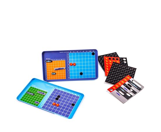 Настольная игра JoyBand Магнитная мини игра "Морской бой" (339), изображение 4 Настольная игра JoyBand Магнитная мини игра "Морской бой" (339), изображение 4