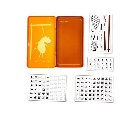 Настольная игра JoyBand Магнитная мини игра "Висилица" (681), изображение 3 Настольная игра JoyBand Магнитная мини игра "Висилица" (681), изображение 3