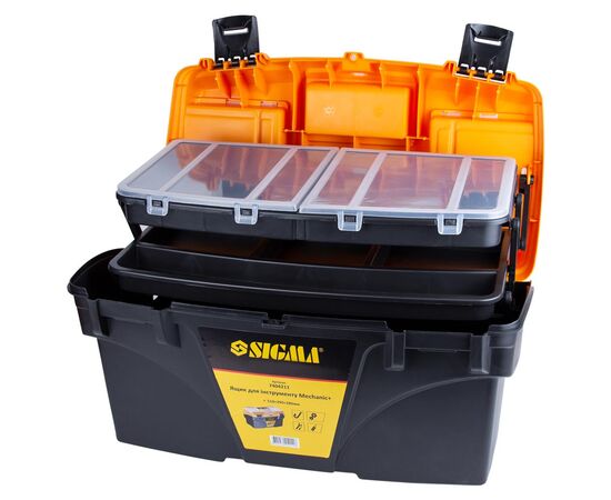 Ящик для инструментов Sigma Мechanic 510x290x280мм (7404211) (7404211), изображение 4 Ящик для инструментов Sigma Мechanic 510x290x280мм (7404211) (7404211), изображение 4