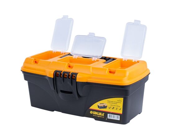 Ящик для инструментов Sigma с органайзером 320x165x136мм (7403781) (7403781), изображение 3 Ящик для инструментов Sigma с органайзером 320x165x136мм (7403781) (7403781), изображение 3