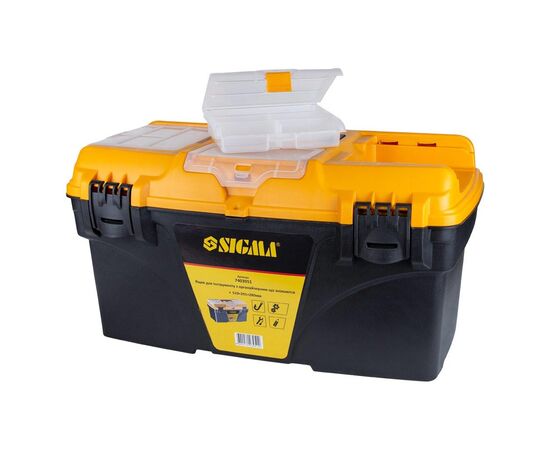 Ящик для инструментов Sigma со съёмными органайзерами 510x291x280мм (7403951) (7403951), изображение 3 Ящик для инструментов Sigma со съёмными органайзерами 510x291x280мм (7403951) (7403951), изображение 3