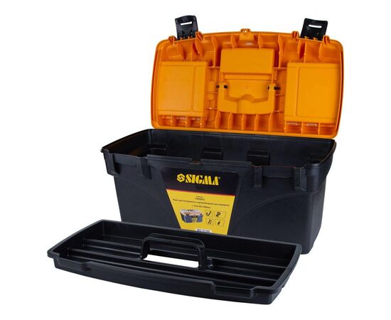 Ящик для инструментов Sigma со съёмными органайзерами 510x291x280мм (7403951) (7403951), изображение 4 Ящик для инструментов Sigma со съёмными органайзерами 510x291x280мм (7403951) (7403951), изображение 4