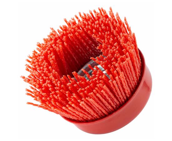 Щетка для электроинструмента Sigma проволочная чашеобразная 75мм М14x2мм нейлоновая 9014471 (9014471), изображение 2 Щетка для электроинструмента Sigma проволочная чашеобразная 75мм М14x2мм нейлоновая 9014471 (9014471), изображение 2