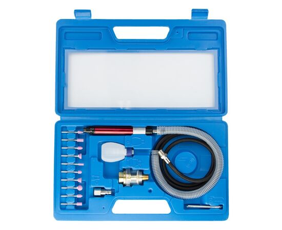 Шлифовальная машина Sigma пневматическая прямая с аксессуарами в кейсе 54000об/мин (6732891), изображение 3