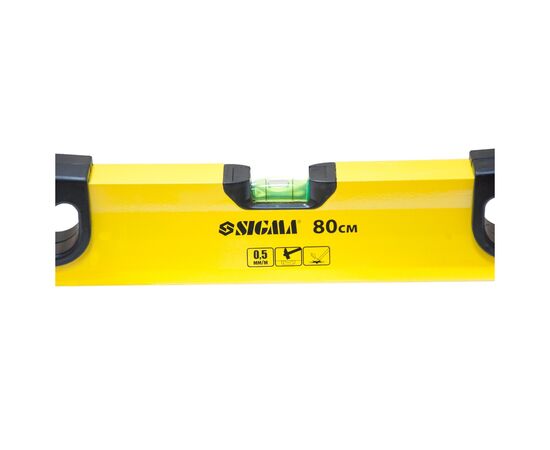 Уровень Sigma усиленный, 3 капсулы, 80см (3733081), изображение 3 Уровень Sigma усиленный, 3 капсулы, 80см (3733081), изображение 3