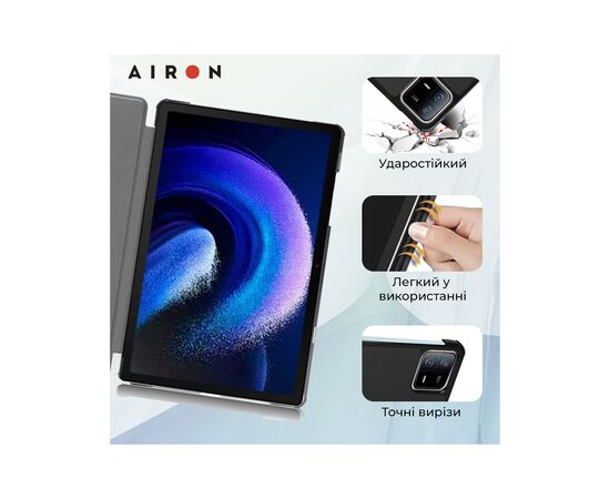 Чехол для планшета AirOn Premium Xiaomi Pad 6/6 Pro 11'' 2023 + Film (4822352781104), изображение 5 Чехол для планшета AirOn Premium Xiaomi Pad 6/6 Pro 11'' 2023 + Film (4822352781104), изображение 5