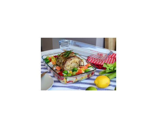 Форма для выпечки Pyrex Glass 5.2 л (2.6 л+2.6 л) (555A000), изображение 10 Форма для выпечки Pyrex Glass 5.2 л (2.6 л+2.6 л) (555A000), изображение 10