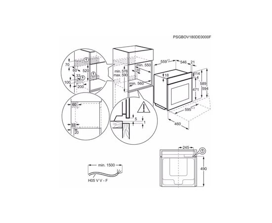 Духовой шкаф AEG BSK792280M, изображение 7 Духовой шкаф AEG BSK792280M, изображение 7