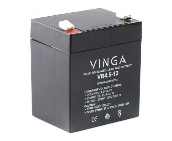 Батарея к ИБП Vinga 12В 4.5 Ач (VB4.5-12), изображение 3 Батарея к ИБП Vinga 12В 4.5 Ач (VB4.5-12), изображение 3