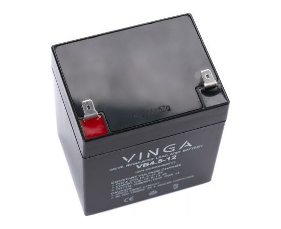 Батарея к ИБП Vinga 12В 4.5 Ач (VB4.5-12), изображение 4 Батарея к ИБП Vinga 12В 4.5 Ач (VB4.5-12), изображение 4