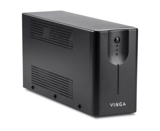 Источник бесперебойного питания Vinga LED 600VA metal case with USB (VPE-600MU), изображение 2 Источник бесперебойного питания Vinga LED 600VA metal case with USB (VPE-600MU), изображение 2