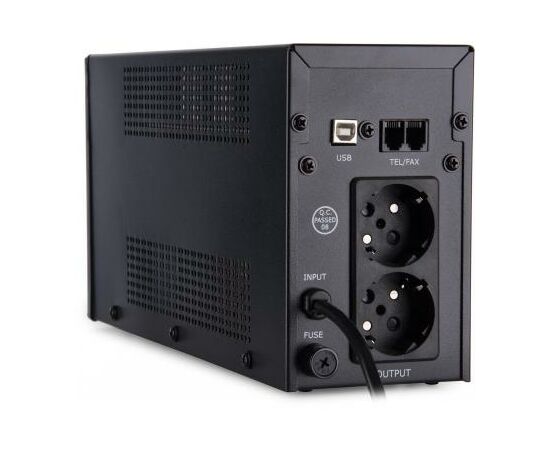 Источник бесперебойного питания Vinga LED 600VA metal case with USB (VPE-600MU), изображение 5 Источник бесперебойного питания Vinga LED 600VA metal case with USB (VPE-600MU), изображение 5