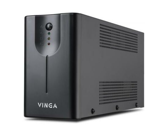 Пристрій безперебійного живлення Vinga LED 600VA metal case with USB (VPE-600MU)