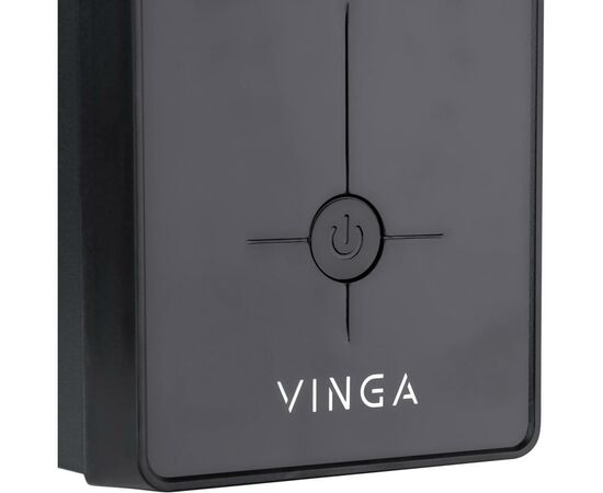 Источник бесперебойного питания Vinga LCD 1200VA metal case with USB (VPC-1200MU), изображение 4 Источник бесперебойного питания Vinga LCD 1200VA metal case with USB (VPC-1200MU), изображение 4