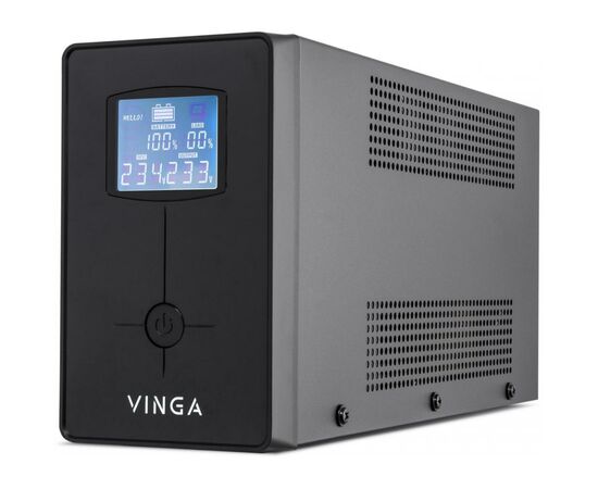 Источник бесперебойного питания Vinga LCD 1200VA metal case with USB (VPC-1200MU)