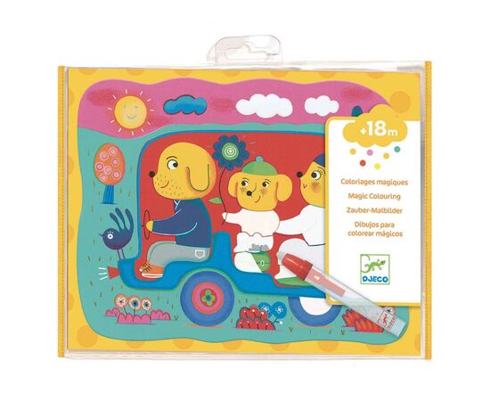 Набор для творчества Djeco В дороге художественный комплект для рисования водой (DJ09066), изображение 3 Набор для творчества Djeco В дороге художественный комплект для рисования водой (DJ09066), изображение 3