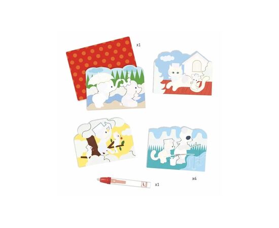 Набір для творчості Djeco Що навколо? художній комплект для малювання водою (DJ09065), зображення 3 Набір для творчості Djeco Що навколо? художній комплект для малювання водою (DJ09065), зображення 3