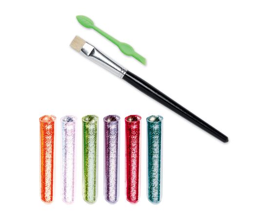 Набор для творчества Djeco Светящиеся русалки художественный комплект рисования блестками (DJ09507), изображение 2 Набор для творчества Djeco Светящиеся русалки художественный комплект рисования блестками (DJ09507), изображение 2