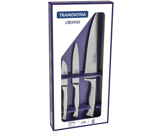 Набор ножей Tramontina Cronos 3 предмети (24099/071), изображение 2 Набор ножей Tramontina Cronos 3 предмети (24099/071), изображение 2
