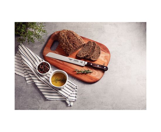 Кухонный нож Tramontina Century Wood для хліба 203 мм (21539/198), изображение 3 Кухонный нож Tramontina Century Wood для хліба 203 мм (21539/198), изображение 3