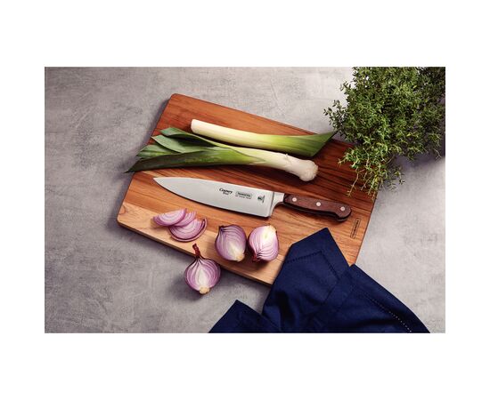 Кухонний ніж Tramontina Century Wood Шеф 203 мм (21541/198), зображення 3 Кухонний ніж Tramontina Century Wood Шеф 203 мм (21541/198), зображення 3