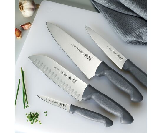 Кухонный нож Tramontina Profissional Master для овочів 76 мм Сірий (24561/063), изображение 2 Кухонный нож Tramontina Profissional Master для овочів 76 мм Сірий (24561/063), изображение 2