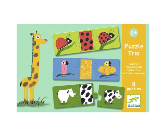 Пазл Djeco Трио Одень животное (DJ08186), изображение 5 Пазл Djeco Трио Одень животное (DJ08186), изображение 5