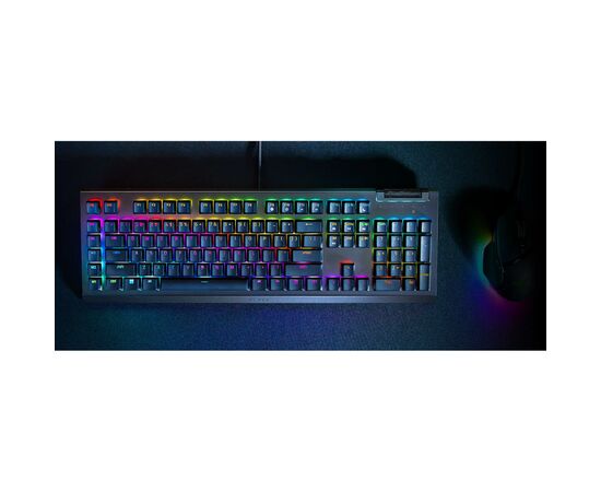 Клавиатура Razer BlackWidow V4 X Green Switch USB RU Black (RZ03-04700800-R3R1), изображение 9 Клавиатура Razer BlackWidow V4 X Green Switch USB RU Black (RZ03-04700800-R3R1), изображение 9