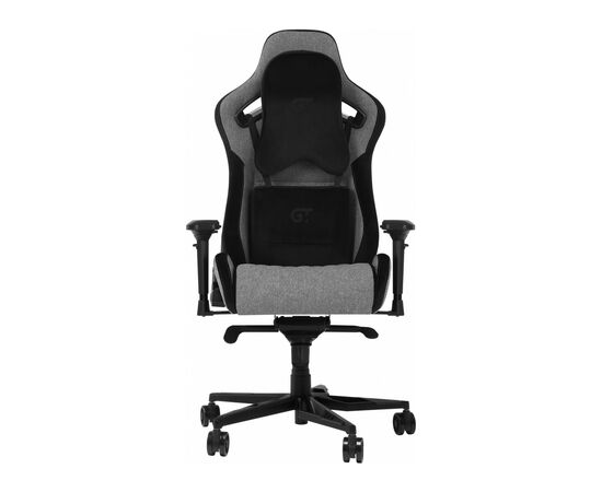 Кресло игровое GT Racer X-0724 Fabric Gray/Black Suede, изображение 2 Кресло игровое GT Racer X-0724 Fabric Gray/Black Suede, изображение 2