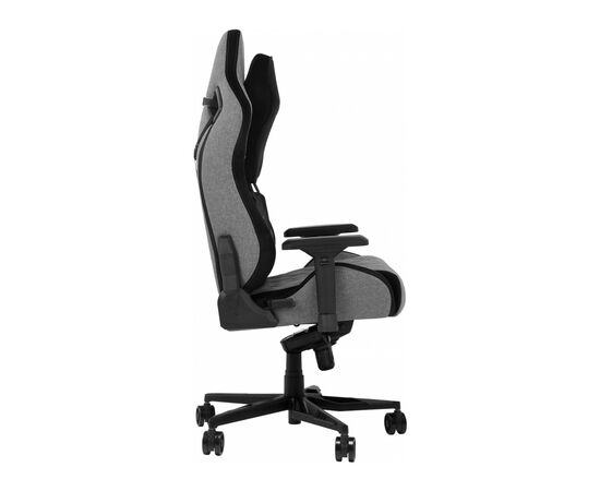 Кресло игровое GT Racer X-0724 Fabric Gray/Black Suede, изображение 4 Кресло игровое GT Racer X-0724 Fabric Gray/Black Suede, изображение 4