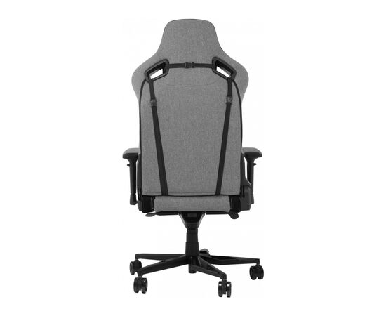 Кресло игровое GT Racer X-0724 Fabric Gray/Black Suede, изображение 5 Кресло игровое GT Racer X-0724 Fabric Gray/Black Suede, изображение 5
