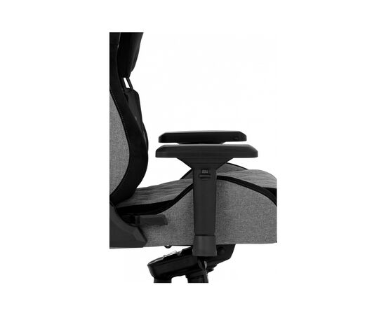 Кресло игровое GT Racer X-0724 Fabric Gray/Black Suede, изображение 7 Кресло игровое GT Racer X-0724 Fabric Gray/Black Suede, изображение 7
