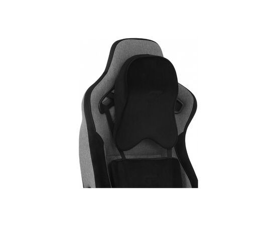 Кресло игровое GT Racer X-0724 Fabric Gray/Black Suede, изображение 8 Кресло игровое GT Racer X-0724 Fabric Gray/Black Suede, изображение 8