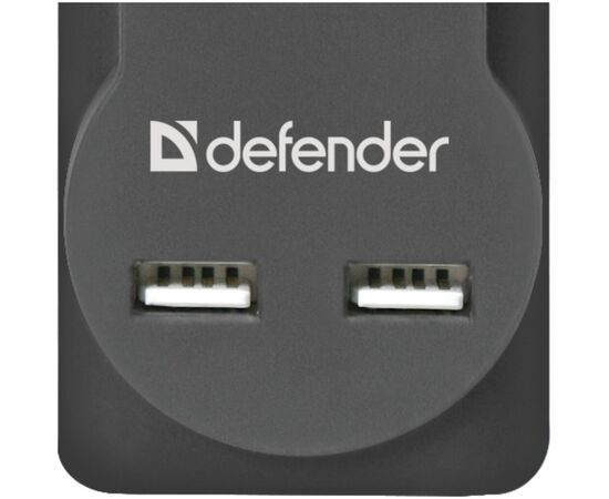 Сетевой фильтр питания Defender DFS 755 5m 5 роз (99755), изображение 4 Сетевой фильтр питания Defender DFS 755 5m 5 роз (99755), изображение 4