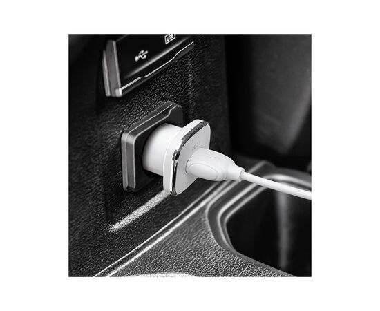 Зарядное устройство BOROFONE BZ12A single port USB-A White (BZ12AW), изображение 5 Зарядное устройство BOROFONE BZ12A single port USB-A White (BZ12AW), изображение 5