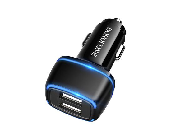 Зарядное устройство BOROFONE BZ14 Max dual port (Micro) USB Black (BZ14MB), изображение 4 Зарядное устройство BOROFONE BZ14 Max dual port (Micro) USB Black (BZ14MB), изображение 4