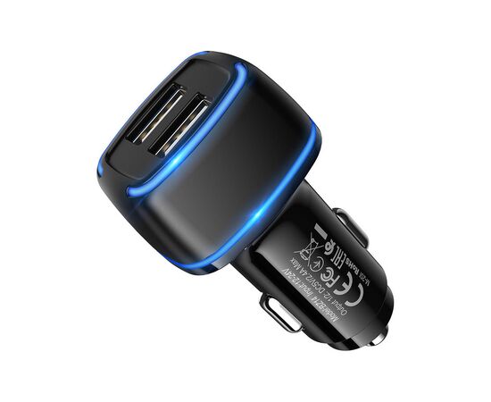 Зарядное устройство BOROFONE BZ14 Max dual port (Micro) USB Black (BZ14MB), изображение 5 Зарядное устройство BOROFONE BZ14 Max dual port (Micro) USB Black (BZ14MB), изображение 5