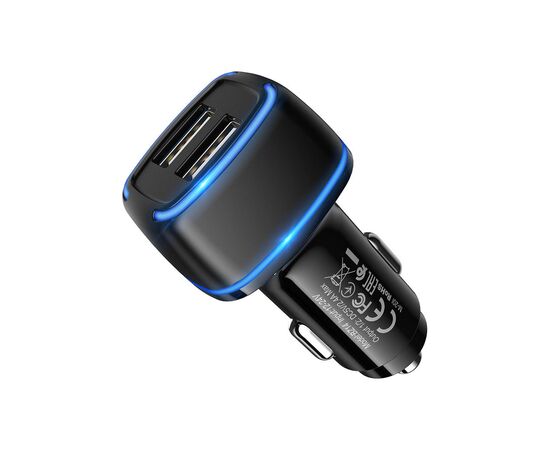 Зарядное устройство BOROFONE BZ14 Max dual port (Type-C) USB Black (BZ14CB), изображение 4 Зарядное устройство BOROFONE BZ14 Max dual port (Type-C) USB Black (BZ14CB), изображение 4