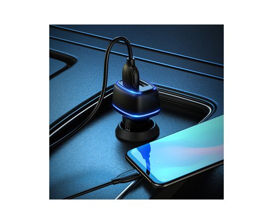 Зарядное устройство BOROFONE BZ14 Max dual port (Type-C) USB Black (BZ14CB), изображение 6 Зарядное устройство BOROFONE BZ14 Max dual port (Type-C) USB Black (BZ14CB), изображение 6