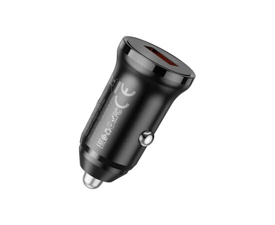 Зарядное устройство BOROFONE BZ18 single port QC3.0 car charger USB Black (BZ18B), изображение 3 Зарядное устройство BOROFONE BZ18 single port QC3.0 car charger USB Black (BZ18B), изображение 3